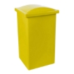 Picture of Recycle Bin with Lid - Plastic - 90L - 38 x 34 x 77 cm