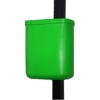 Picture of Refuse Bin - Pole Bin - Rectangular - Fixed - 25L - 33 x 18 x 42 cm