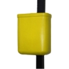 Picture of Refuse Bin - Pole Bin - Rectangular - Fixed - 25L - 33 x 18 x 42 cm