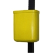 Picture of Refuse Bin - Pole Bin - Rectangular - Fixed - 25L - 33 x 18 x 42 cm