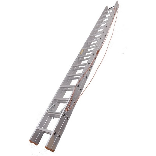 Supplywise extension ladder similar to the Adendorff heavy duty aluminium extension ladder with 40 rungs, 6.9-12.9m.
