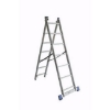 Supply Wise 3 way combination ladder similar to the Game 3-in-1 aluminium combination ladder, 3.6m height, silver color.