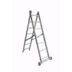 Supply Wise 3 way combination ladder similar to the Game 3-in-1 aluminium combination ladder, 3.6m height, silver color.