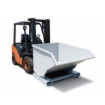 Supply Wise tipper bin similar to the Caslad steel tipper bin with forklift entry, 188x100x92 cm, 226kg.