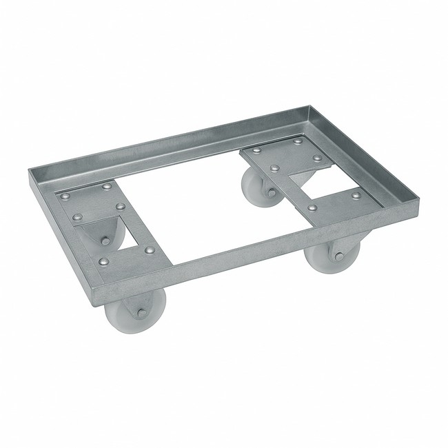 Supplywise dolly similar to the Game metal square dolly, 60x40x15 cm, 250kg load capacity.
