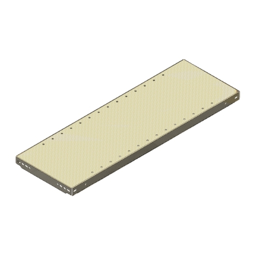 Supplywise bolted shelving steel shelf, similar to the Spode beige painted steel bolted shelving shelf, 914 x 610 mm, 120kg.