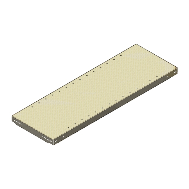 Supplywise bolted shelving steel shelf, similar to the Spode beige painted steel bolted shelving shelf, 914 x 610 mm, 120kg.