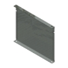 Supply Wise bolted shelving shelf divider, similar to the Castor And Ladder galvanised steel shelf divider for bolted shelving, 22.8 x 45.7 cm.