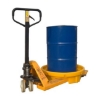 Supply Wise UV resistant spill pallet similar to the Sa Ladder yellow uv-resistant plastic spill pallet for single drum, 826⌀ x 220mm.