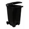 Supply Wise 240L foot pedal bin similar to the Leroy Merlin black 240l foot-operated pedal bin with wheels for indoor/outdoor use.