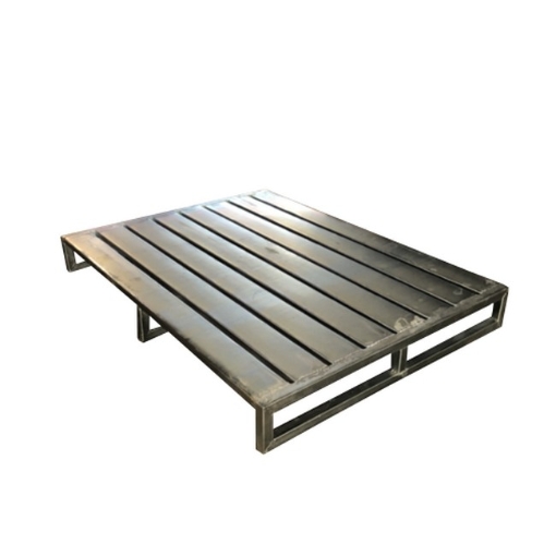 Supplywise galvanised steel pallet 120x90 similar to the Linvar galvanised steel pallet, 120x90 cm, heavy-duty, 2-way entry.