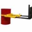 Supply Wise drum handling equipment similar to the Trojan Trolley yellow steel drum lifter for forklifts, handles 680kg steel/plastic drums.