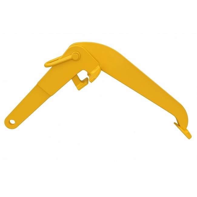 Supplywise heavy duty drum handling clamp similar to the Chamberlains yellow steel drum handling clamp, single sided, 500kg capacity.