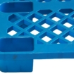 Supply Wise light duty plastic pallet similar to the Linvar blue plastic pallet, 120x80x14 cm, light duty, nestable, 4-way entry.