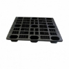 Supplywise light duty plastic pallet similar to the Chamberlains black plastic pallet, light duty, nestable, 120x100x13.5 cm, 4-way entry.