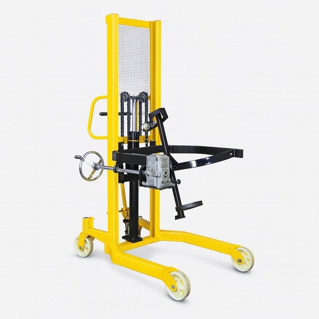 Supplywise Drum Handling Equipment similar to the Game black steel drum lifter rotator with 350kg capacity and 1400mm lift height.