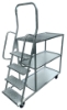SW picking trolley, comparable to trolley, trollies, steel trolley by castor and ladder, caslad.