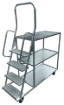 SW picking trolley, comparable to trolley, trollies, steel trolley by castor and ladder, caslad.