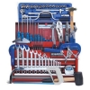 Supplywise's 90-piece engineers tool kit for workshop maintenance similar to the Game 90-piece engineers toolkit in red steel top chest.