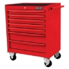 Supplywise 7-drawer steel tool cabinet for workshop similar to the Castor And Ladder lockable red 7-drawer steel roller cabinet on castors
