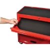 Supplywise's heavy-duty 5-drawer steel roller cabinet similar to the Makro red steel 5-drawer roller cabinet on castors, 300kg capacity
