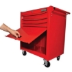 Supply-Wise 3-drawer steel roller cabinet for workshop similar to the Sa Ladder red 3-drawer steel roller cabinet on castors, 300kg capacity.