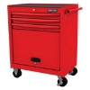 Supplywise 3-drawer steel roller cabinet for workshop similar to the Sa Ladder red 3-drawer steel roller cabinet on castors, 300kg capacity.