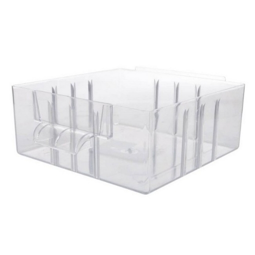 Supplywise medium polypropylene parts organiser drawer similar to the Trojan Trolley medium transparent polypropylene parts drawer, natural finish