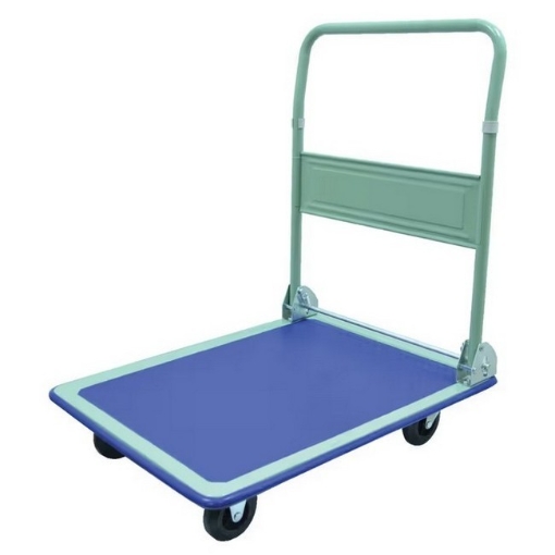 Supplywise buy folding platform trolley 150kg capacity similar to the Caslad foldable platform trolley 150kg, non-slip surface, silver/blue