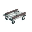 Supply Wise folding aluminium platform trolley 150kg capacity similar to the Mica folding aluminium trolley 150kg capacity, silver, compact