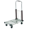 Supplywise folding aluminium platform trolley 150kg capacity similar to the Mica folding aluminium trolley 150kg capacity, silver, compact