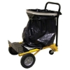 Supplywise's folding sack truck 80kg capacity similar to the Buco folding steel trolley with 80kg capacity, black and yellow.