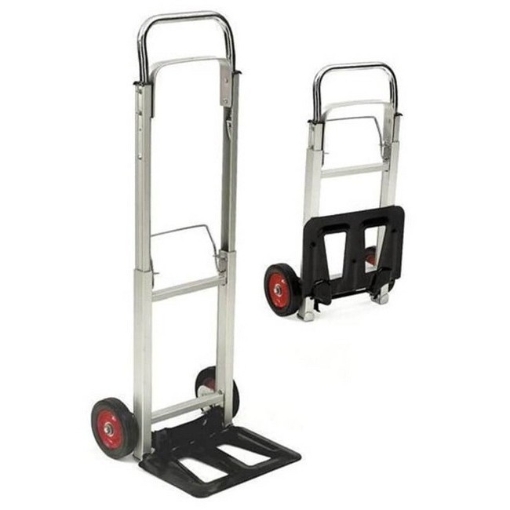 Supplywise folding aluminium sack truck 90kg similar to the Sa Ladder compact folding aluminium sack truck, 90kg capacity