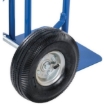Supply-Wise 200kg sack truck with pneumatic wheels similar to the Cashbuild blue p-handle sack truck with pneumatic wheels, 200kg capacity.