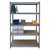 Supply Wise heavy-duty boltless steel shelving 5-shelf 265kg capacity similar to the Mica grey boltless steel shelving, 5 shelves, 265kg capacity