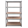 Supplywise heavy-duty boltless steel shelving 5-shelf 265kg capacity similar to the Mica grey boltless steel shelving, 5 shelves, 265kg capacity
