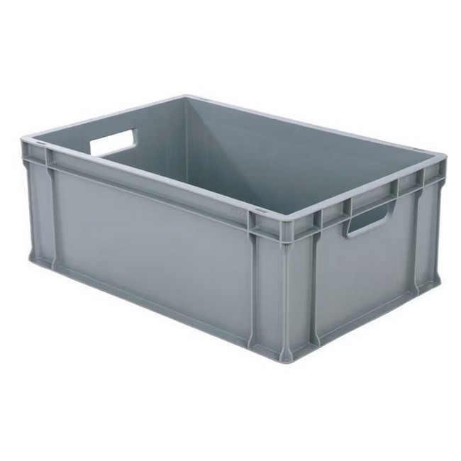 Supplywise stackable euro container 600 x 400 x 230 mm similar to the Linvar grey stackable euro container 600 x 400 x 230 mm, 41.9l