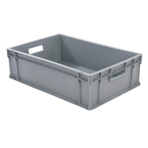 Supplywise 600x400 stackable plastic container similar to the Game grey 15 litre 600x400x175mm stackable plastic container with handles