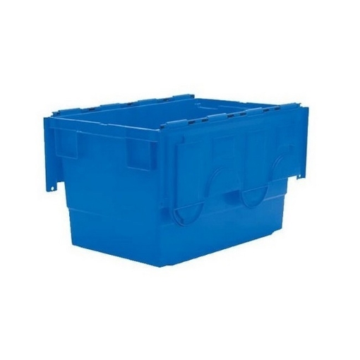Supplywise 68-litre euro container with lid similar to the Builders Warehouse blue 68l heavy-duty nestable and stackable euro container with lid