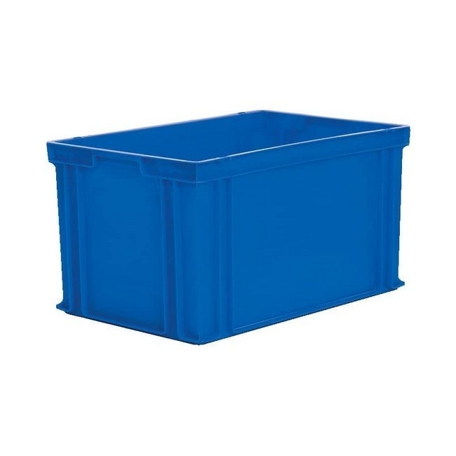 Supplywise food-grade stackable euro container 60 x 40 x 32.5 cm similar to the Cashbuild blue stackable food-grade polypropylene euro container 60×40×32.5 cm