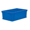 Supplywise food grade stackable euro container 600x400x220 similar to the Trojan Trolley blue polypropylene food-grade stackable euro container 600x400x220mm