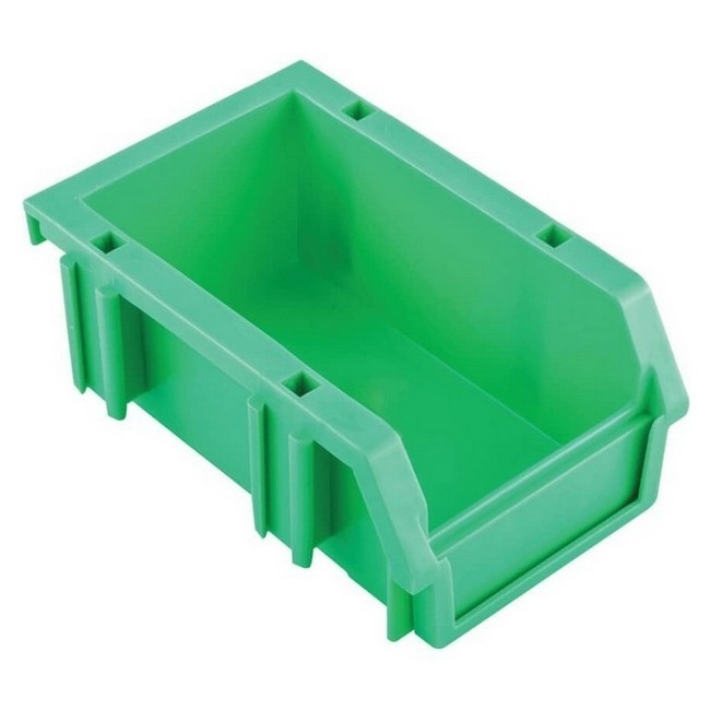 Supplywise louvre panel storage bins similar to the Adendorff green interlocking louvre-panel plastic storage bin.