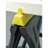 Supply-Wise portable folding sawhorse 100kg capacity similar to the Leroy Merlin pair of foldable plastic sawhorses, non-slip, 100kg capacity