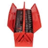 Supply Wise's 45-piece mechanics tool kit similar to the Chamberlains 45-piece red steel cantilever mechanics tool kit.