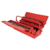 Supply Wise 53-piece mechanics tool kit similar to the Cashbuild 53-piece mechanics tool kit in red steel cantilever box.