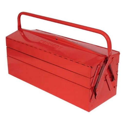 Supplywise 48-piece engineers tool kit steel cantilever toolbox similar to the Leroy Merlin 48-piece steel cantilever engineer's toolkit in industrial grey