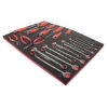 Supply Wise 75-piece roller cabinet tool kit similar to the Makro red heavy-duty 75-piece roller tool cabinet with castors.