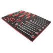 Supply Wise 75-piece roller cabinet tool kit similar to the Makro red heavy-duty 75-piece roller tool cabinet with castors.