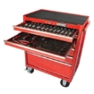 Supplywise 75-piece roller cabinet tool kit similar to the Makro red heavy-duty 75-piece roller tool cabinet with castors.