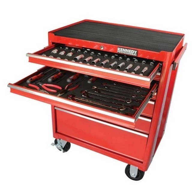 Supplywise 75-piece roller cabinet tool kit similar to the Makro red heavy-duty 75-piece roller tool cabinet with castors.